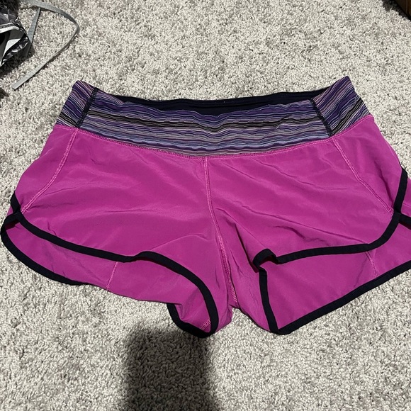 Lululemon speed up Women's Pink Athletic Shorts - Picture 6 of 10